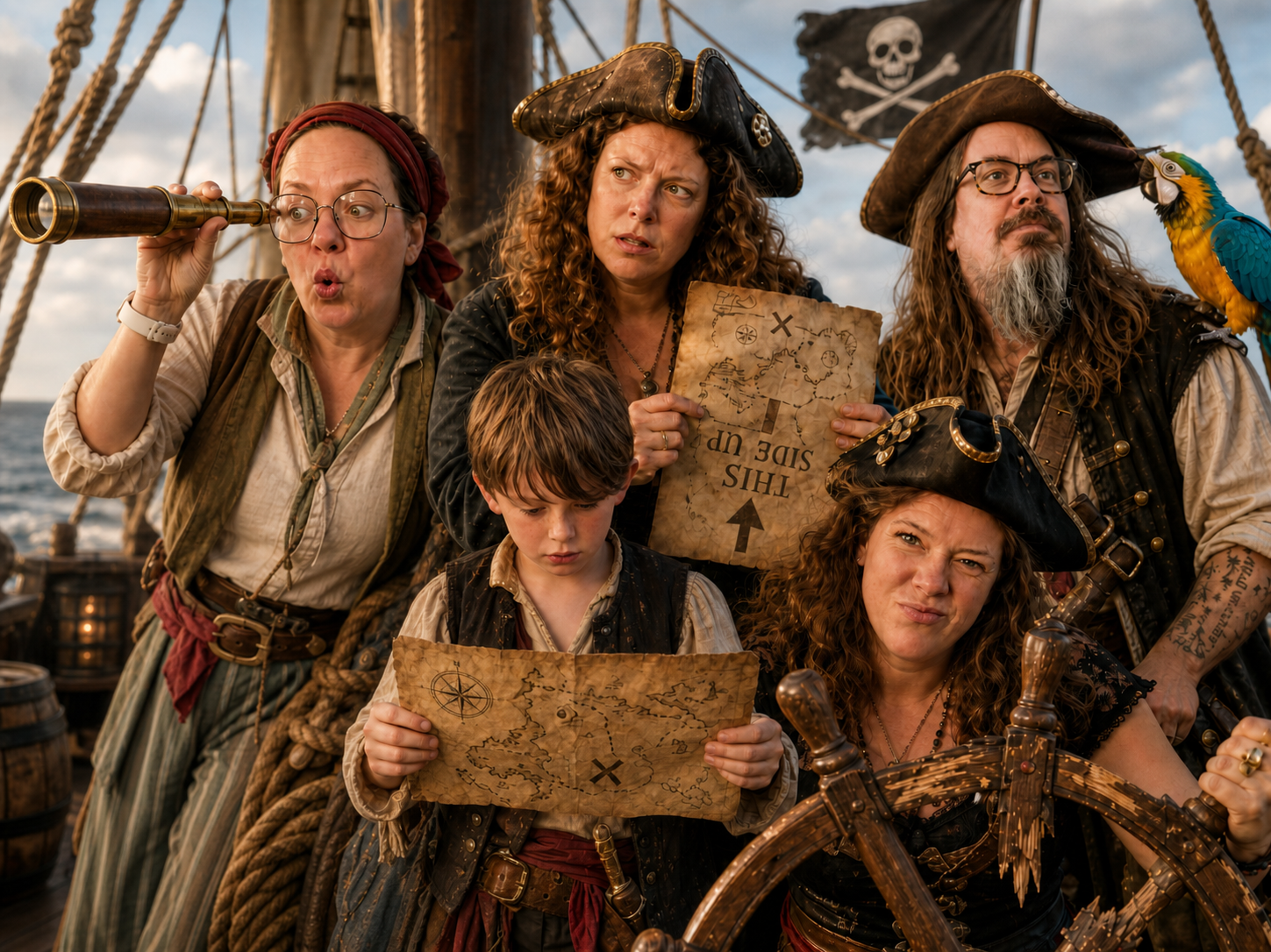 Piratinspirerad bild för Lissgårdsrallyt 2026